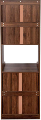 71” Coffee Bar Hutch with Drawers, Pantry Cabinet with Doors & Internal Shelves, Hutch Cabinet with Storage for Dining Room, Easy Assembly (Style A)