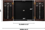 Viper by GLD Products Stadium Cabinet & Shot King Sisal/Bristle Dartboard Play-Ready Bundle