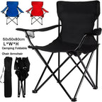 Foldable Portable Camping Armchair | Multicolor Design for Fishing Beach Lounge Outdoor Accessories(RDT300 with clamp)