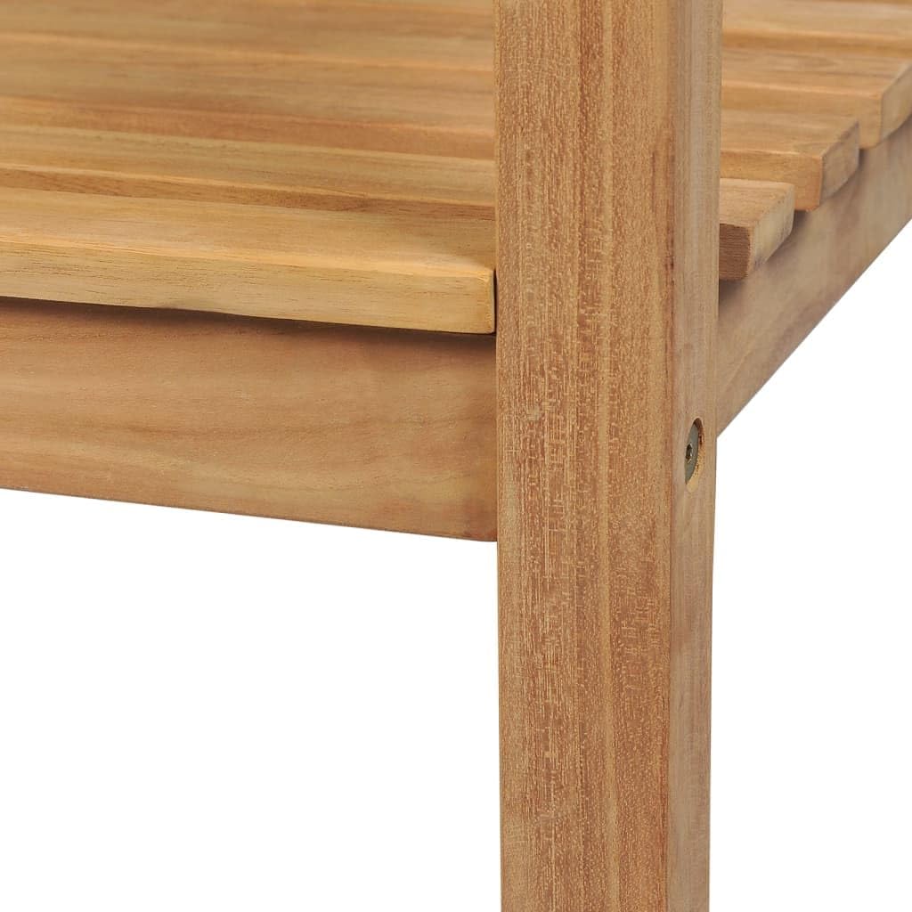 Garden Bench Warm Teak Wood Fine Sanded Teak Hardwood Large,Solid Teak 4Seater Garden Bench for Comfort and Style Outdoor Patio Furniture