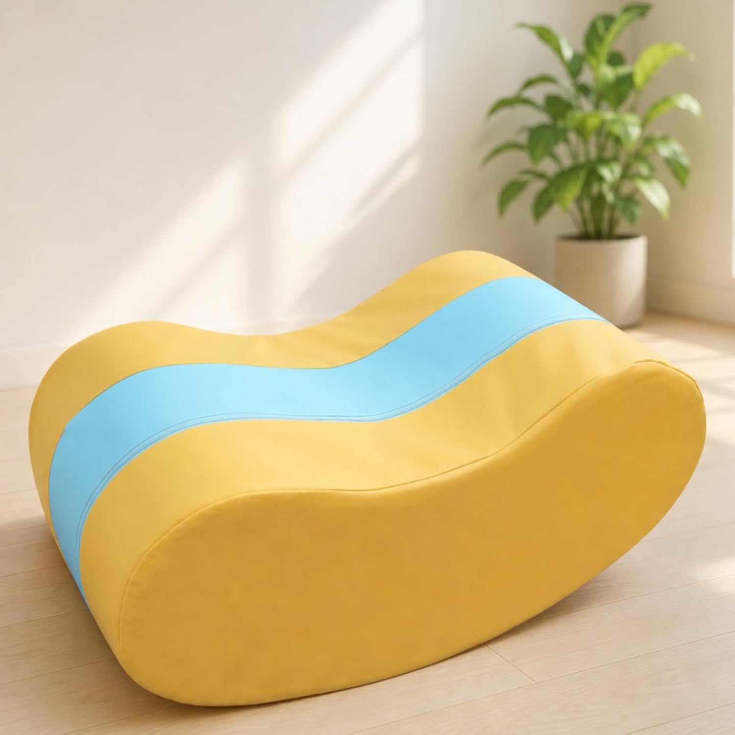 Rocking Boat Cushioned Rocking Toy with Padded