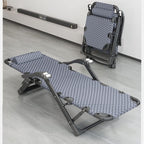 Gravity Chair Folding Portable Reclining Lawn Patio Recliner Lounge ChaiseA Djustable with Headrest(A+Cushion B)