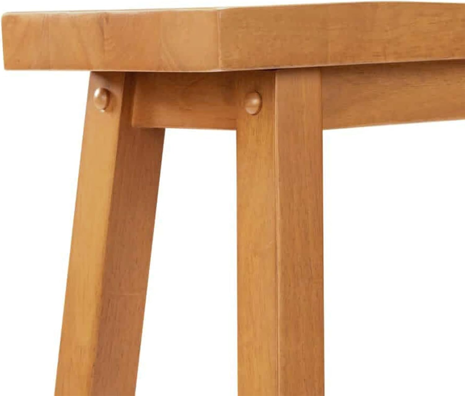 Boraam Sonoma Counter Height Backless Bench - Honey Oak Finish