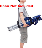 YYST 2 X Adjustable Beach Chair Carry Strap Universal Folding Chair Carry Strap Bed - 2 Straps Per Pack (Chair Not Included)