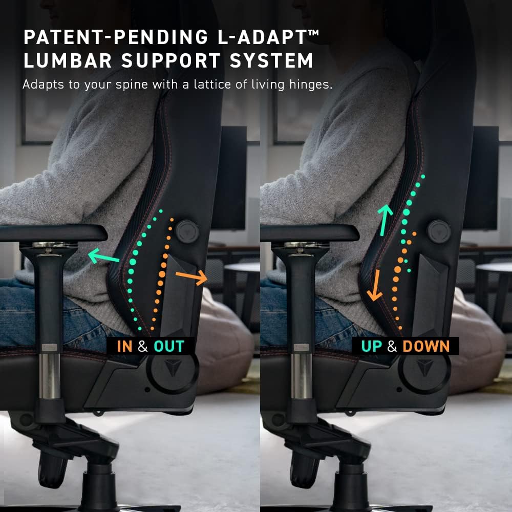 Secretlab Titan Evo House Stark Gaming Chair - Reclining - Ergonomic & Comfortable Computer Chair with 4D Armrests - Magnetic Head Pillow & Lumbar Support - Small - Black/White - Leatherette