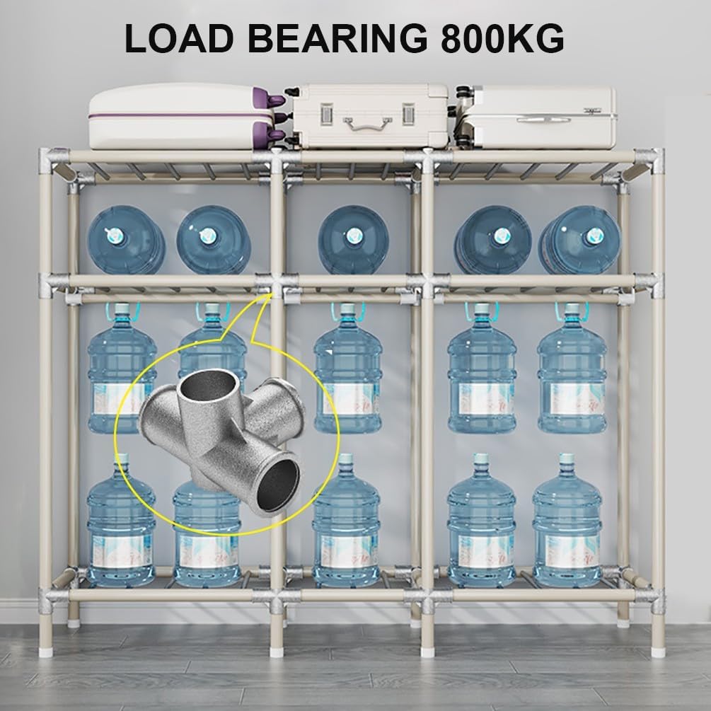 Portable Canvas Wardrobe 66x45x170CM - Large Capacity Multifunctional Clothes Closet with Steel Frame - -Saving Fabric Storage Cabinet for nizing Clothes and Accessories