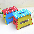 Magik 2-4 Pack Collapsible Folding Stool Anti-Slip Lightweight Kitchen Foot 7" Step (Random Color, 2 Pack)
