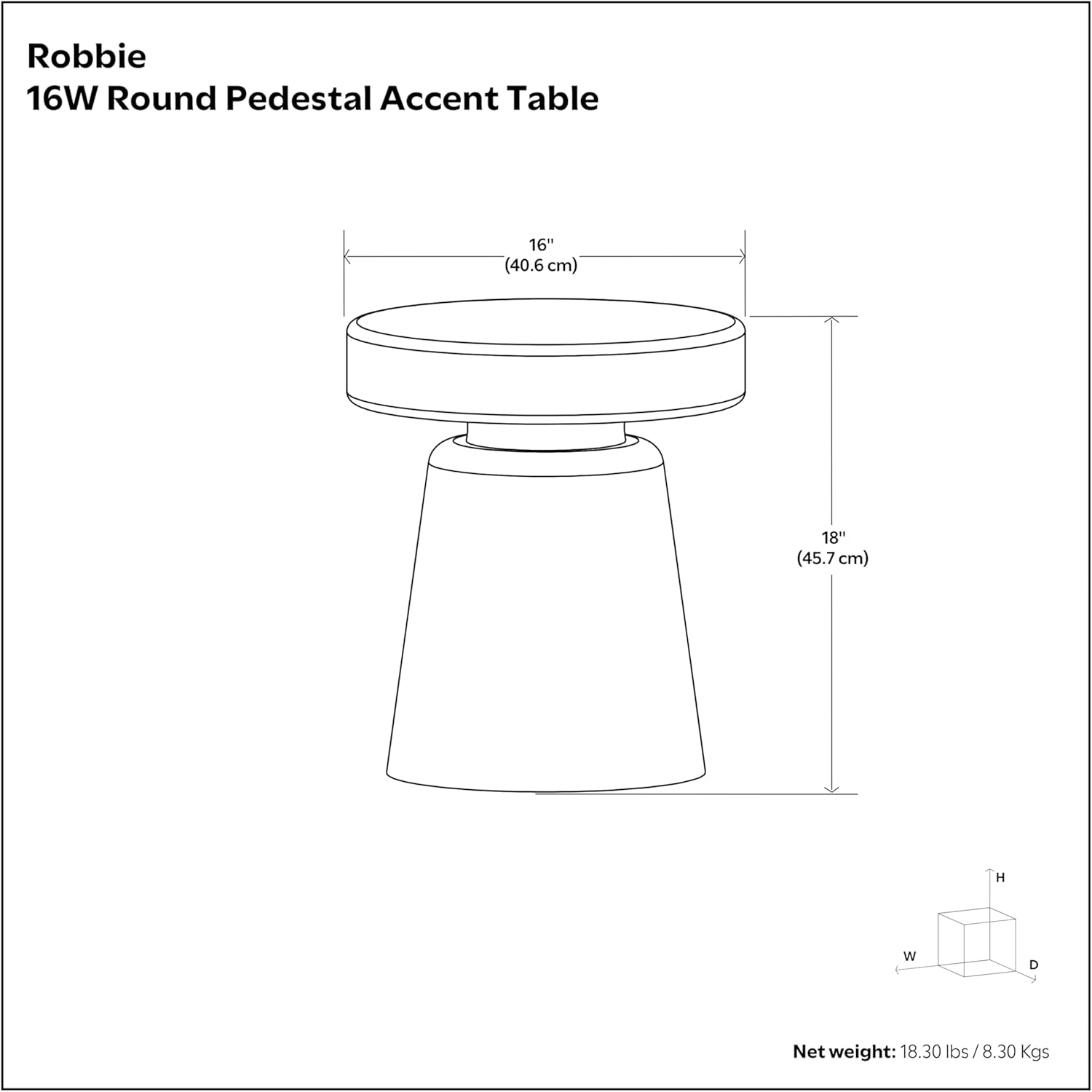 SIMPLIHOME Robbie Accent Table - 16 inch Wide Solid Mango Wood End Table in Distressed Aged White, Boho Contemporary Rustic Side Table for Living Room or Bedroom with Multipurpose Function, Assembled