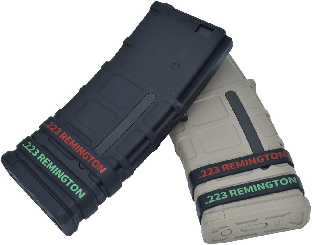 12 Pack Miaozhun .223 Remington Magazine Marking Bands .223 Magazine Caliber Identification