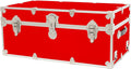 Rhino Trunk & Case Classic Large Trunk - 32"x18"x14", 1500+ lbs Capacity - Many Colors, Soft-Close Lid. Strong, USA Made Summer Camp Footlocker and Secure College Dorm Storage Chest