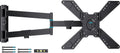 BONTEC Full Motion Corner TV Wall Mount for 31-75 Inch TVs, 33 in Long Arm Wall Mount Bracket, Swivel and Tilt with Landscape to Portrait Rotation, Holds 110 lbs, Heavy Duty Steel, Max VESA 600x400 mm
