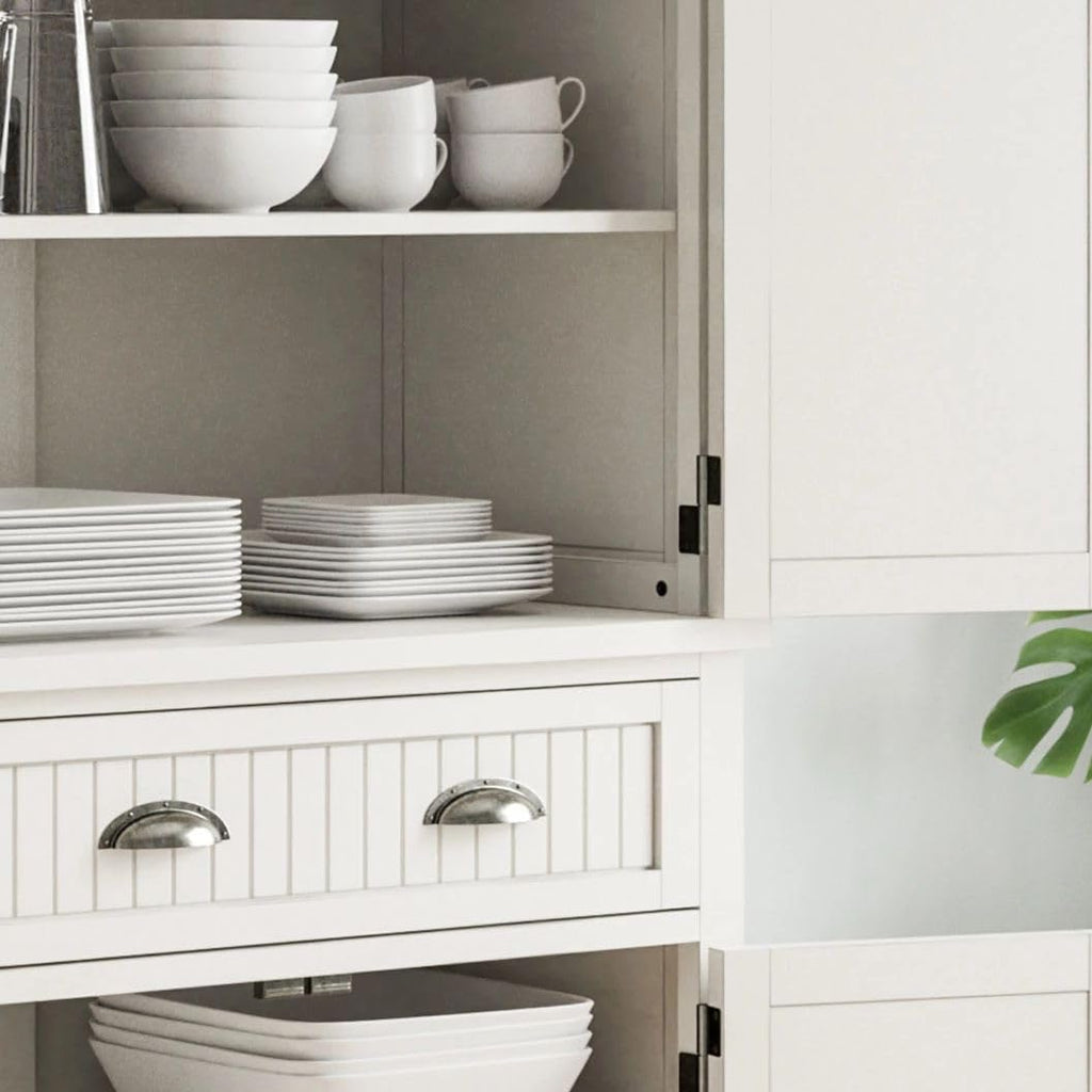 Homestyles Nantucket Pantry, 30", Off White