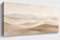 JILLICK Quiet Sand Dunes Canvas Wall Art, Beige Abstract Desert Landscape Horizontal Wall Decor for Bedroom Living Room Office 58x28 Inch, Large Horizontal Wall Art for Living Room Above Sofa