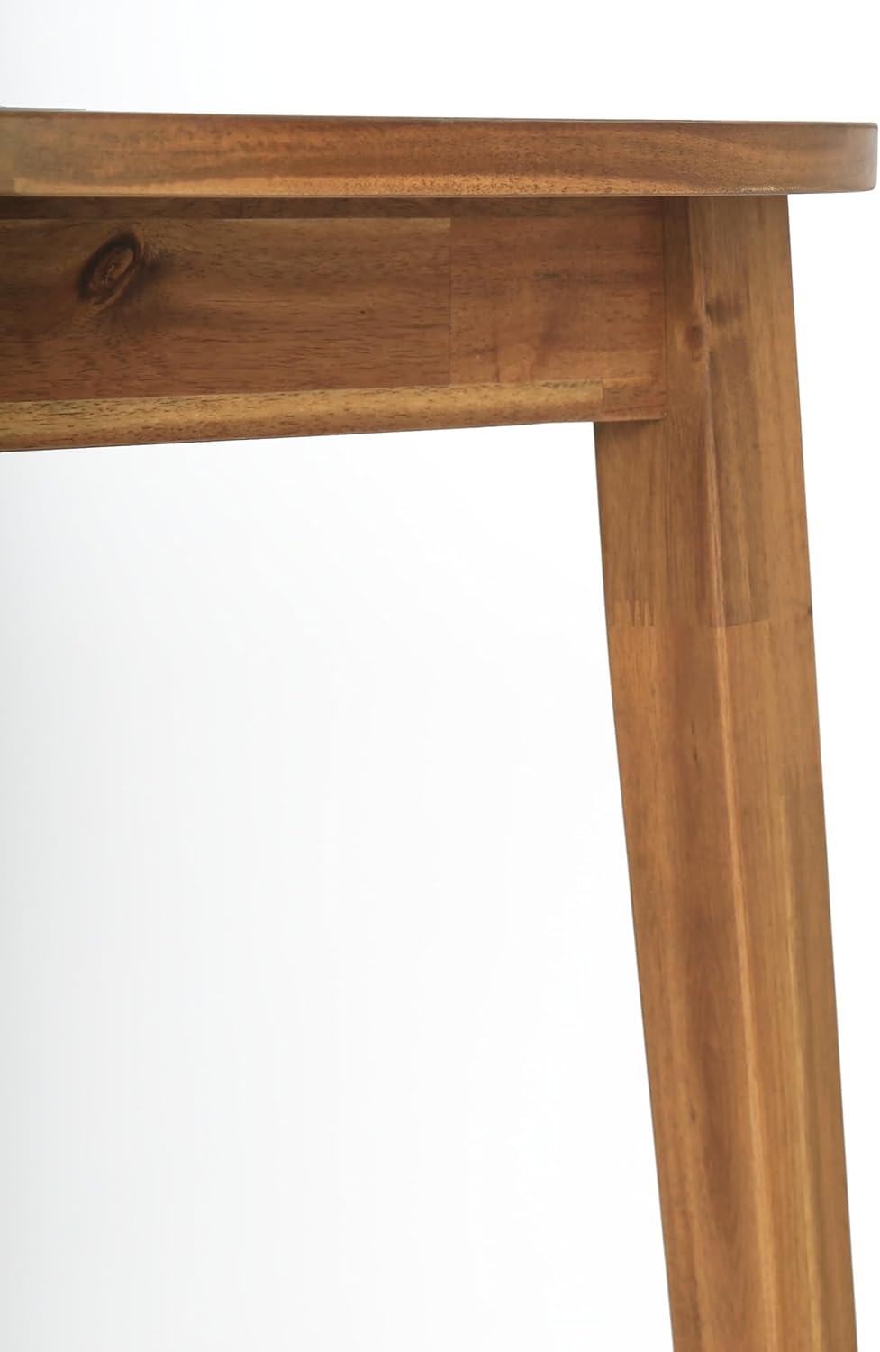 ARROWSTONE Nakina Solid Acacia Wood Round Dining Table, Ideal for Dining Room, Kitchen, Living Room