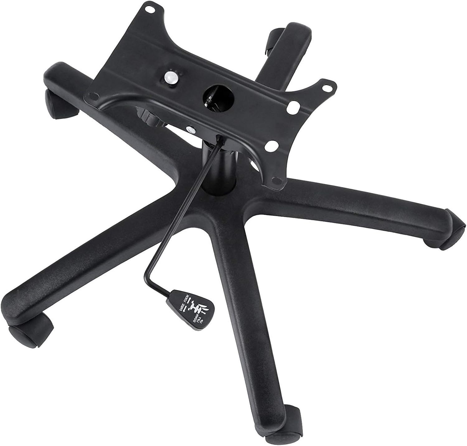 BLTPress Chair Base Replacement, 28 Inch Office Swivel Chair Base, 330 LBS Weight Capacity, Height Adjustable Complete Under Seat Kit