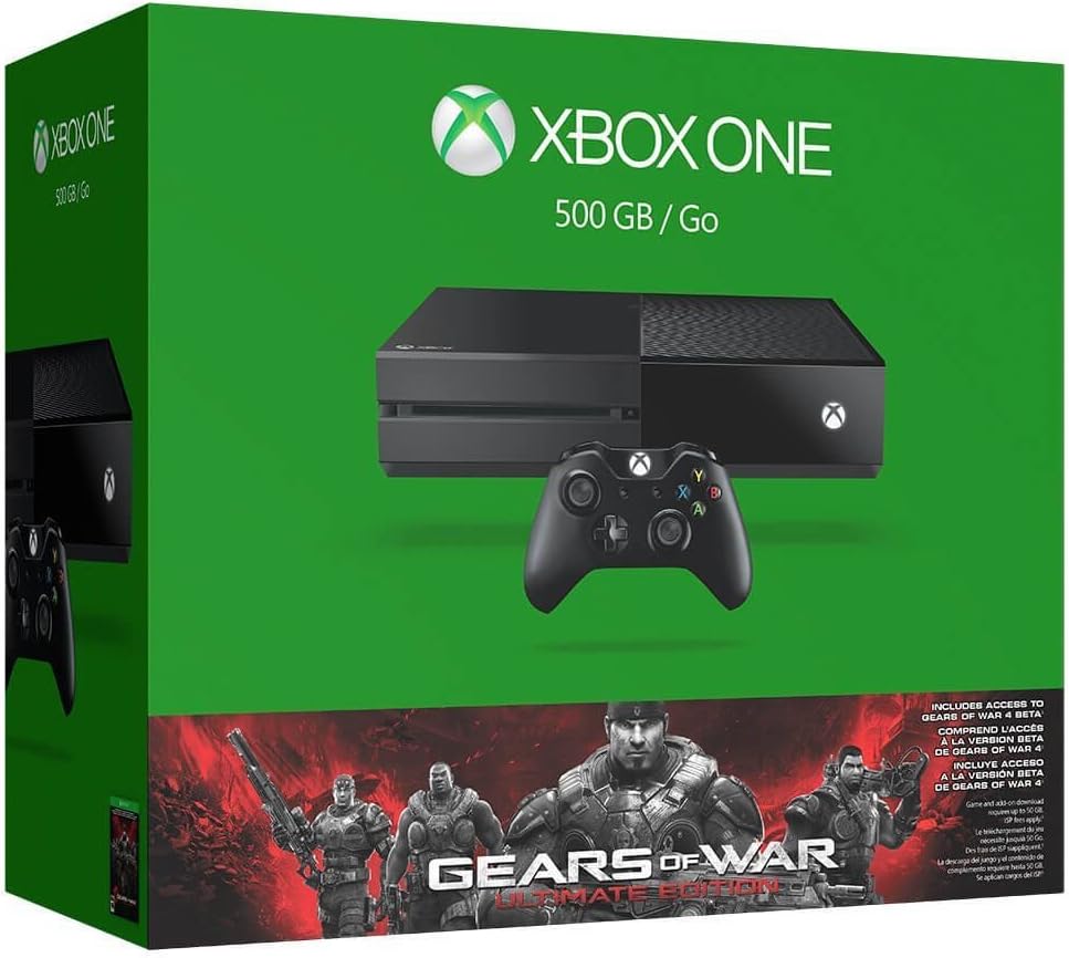 Xbox One 500GB Console - Gears of War: Ultimate Edition Bundle
