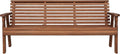 Amish Casual Heavy Duty Roll Back Outdoor Bench (4-Foot, Oak Stain)