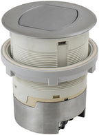 Bryant Electric RCT220ALU 20A 125V Tamper Resistant Countertop Pop-Up Receptacle Surface Mount, 20 Amp, Brushed Aluminum
