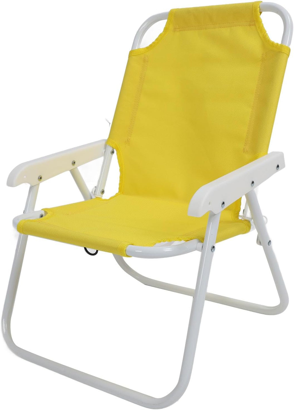 Semme Childs Beach Chair Kids Chair with Umb S Folding Beach with Umbrella Portable Outdoor Sand for Kids Ideal for Vacations Picnics Parties Extra Large Size Yellow (Yellow)