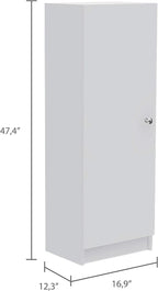 Richmond Rectangle Pantry Cabinet White