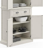 Homestyles Nantucket Pantry, 30", Off White