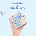 GeekShare Portable Switch Game Card Case-Switch Game Holder Case with 12 Game Card Slots-Game Card Cartridge Carrying Storage Box Compatible with Nintendo Switch- Cute Shark, Multicolor