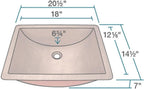 926 Single Bowl Copper Sink, Sink Only