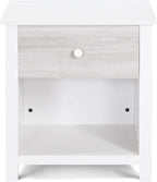 Nightstand White, Gray TE555