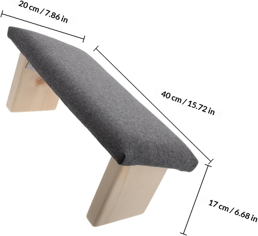Foldable Wooden Prayer Bench Stool with Knee Protection and Multi Functional Use for Yoga and Outdoor Use, Portable Meditation Bench for Comfortable Seated Posture