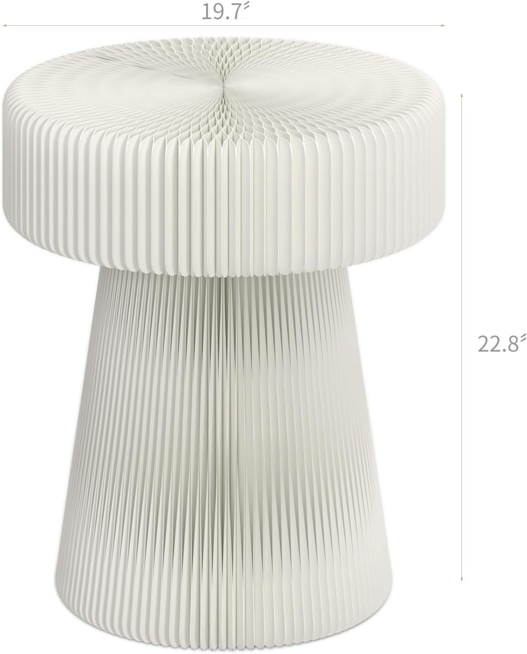Folding Mushroom Shaped Side Table Small Round End Table for Living Room Bedroom Couch Office Corners
