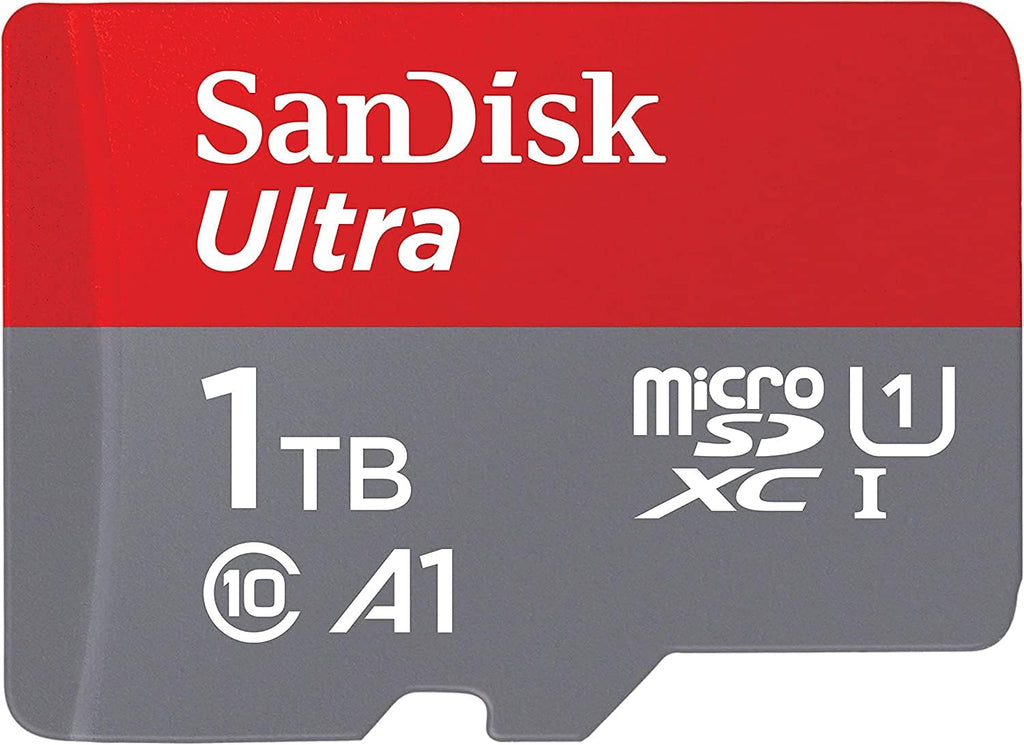 SanDisk Ultra 1TB Micro SD Card Works with Nintendo Switch & Nintendo Switch Lite Console (SDSQUA4-1T00-GN6MN) UHS-1 Class 10 Bundle with (1) Everything But Stromboli SD & MicroSD Memory Card Reader