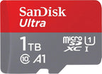 SanDisk Ultra 1TB Micro SD Card Works with Nintendo Switch & Nintendo Switch Lite Console (SDSQUA4-1T00-GN6MN) UHS-1 Class 10 Bundle with (1) Everything But Stromboli SD & MicroSD Memory Card Reader