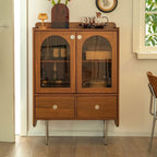 Entryway Cabinet Nordic Medieval Style Dining Sideboard Household Small Apartment Retro Storage Cabinet Restaurant Display Cabinet Sideboard Storage Cabinet