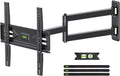 USX MOUNT Corner TV Wall Mount with 31.22" Long Arm for 26-65 Inch TVs up to 80 lbs, Full Motion TV Wall Mount Bracket with Swivel and Tilt, Max VESA 400x400mm fit Most 32 40 42 43 50 55 60 65 TVs