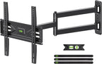 USX MOUNT Corner TV Wall Mount with 31.22" Long Arm for 26-65 Inch TVs up to 80 lbs, Full Motion TV Wall Mount Bracket with Swivel and Tilt, Max VESA 400x400mm fit Most 32 40 42 43 50 55 60 65 TVs