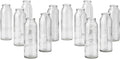Serene Spaces Living Set of 6 Clear Glass Bud Vases – Ideal for Centerpieces at Weddings and Events – 6.25” Tall & 2” Diameter – Elegant Flower Vases for Home Decor (Pack of 2)