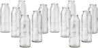Serene Spaces Living Set of 6 Clear Glass Bud Vases – Ideal for Centerpieces at Weddings and Events – 6.25” Tall & 2” Diameter – Elegant Flower Vases for Home Decor (Pack of 2)