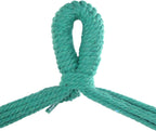 Galvanized Pipe Cut 130 * 100cm Green Strip Polyester Cotton Cushion Hanging Chair with 2pcs Cushion