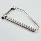 Folding Wall Mounted Clothes Hanger Rack Clothes Hook Solid Brass with Swing Arm Holder Clothing Hanging System Closet Storage Organizer Heavy Duty Drying Rack Wall Mount,Brushed Nickel