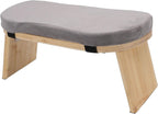 Folding Meditation Bench Kneeling Stool Zen Meditation Seat with 5 Degree Tilt Magnetic Locks 260lb Capacity Soft Cushion for Home Relaxation Yoga Travel