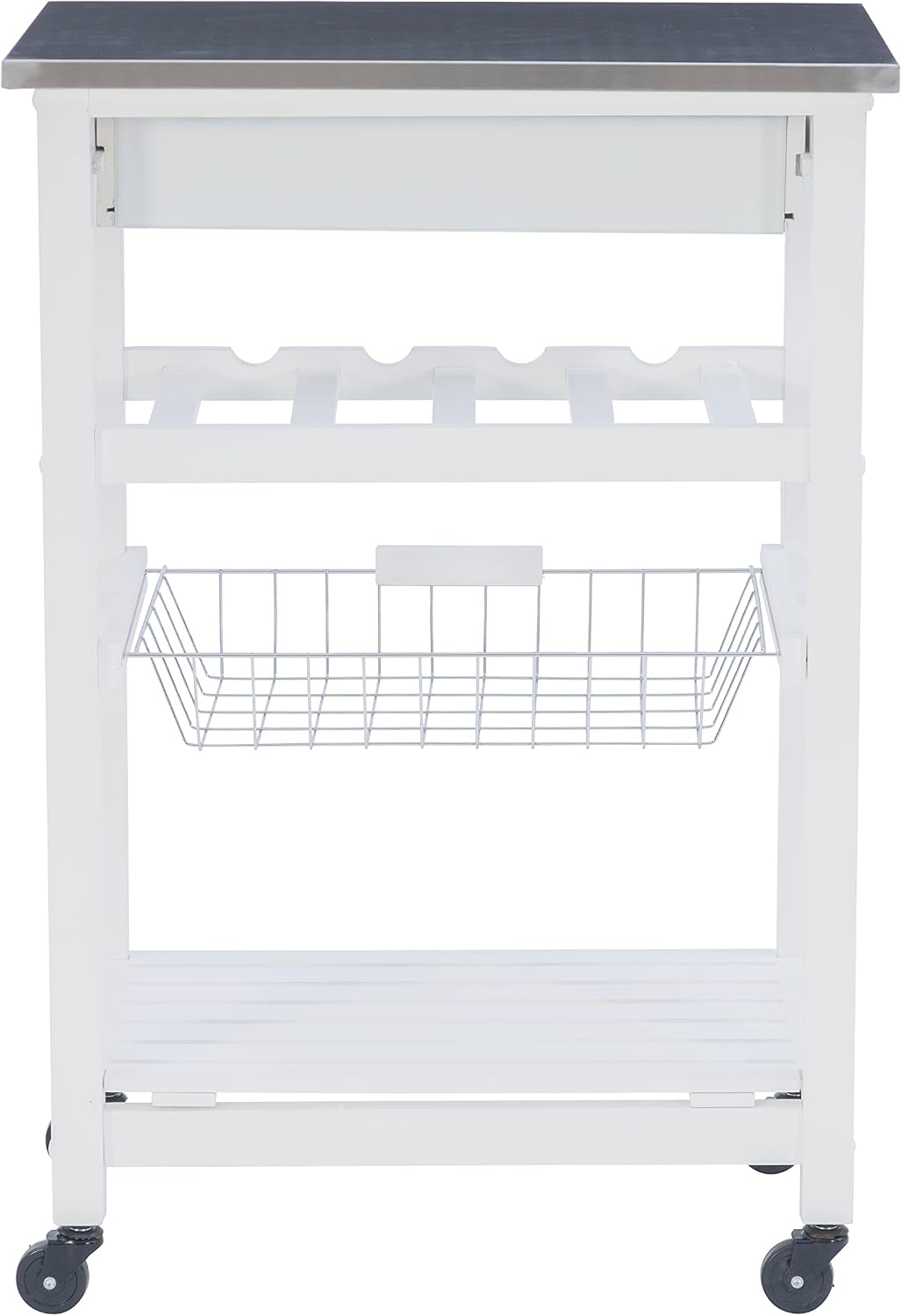 Linon Home Décor Kitchen Cart White