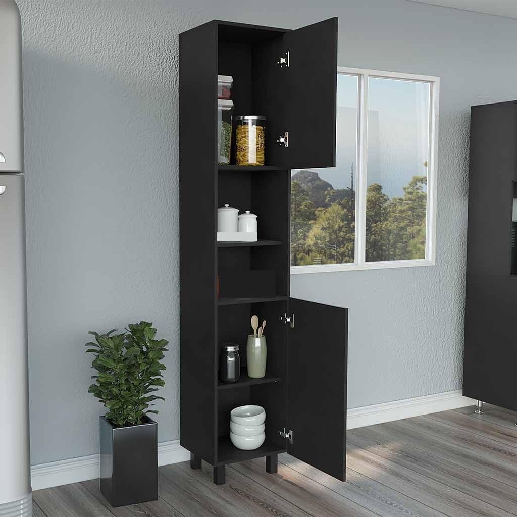 Pantry Cabinet with Three Interior Shelves, Storage Locker Sideboard Modern Furniture,for Kitchen Home