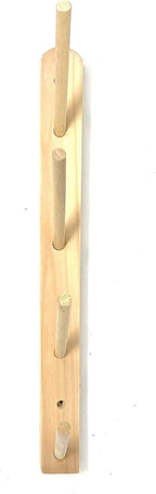 Wood Storage Rack 4 Pegs for Storage Needs, Ribbons, Workout, Ect...