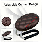 Meditation Stool, Adjustable Height Metal Kneeling Stool, Portable Non-Slip Prayer Bench for Yoga Praying Home