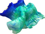 1pair Pure Natural Silk Fan Veils For Belly Dance Sexy 180cm Long For Dancer Show On The Stage