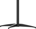 Flash Furniture Lars Black 30'' Round Wood Cocktail Table with 30'' and 42'' Columns