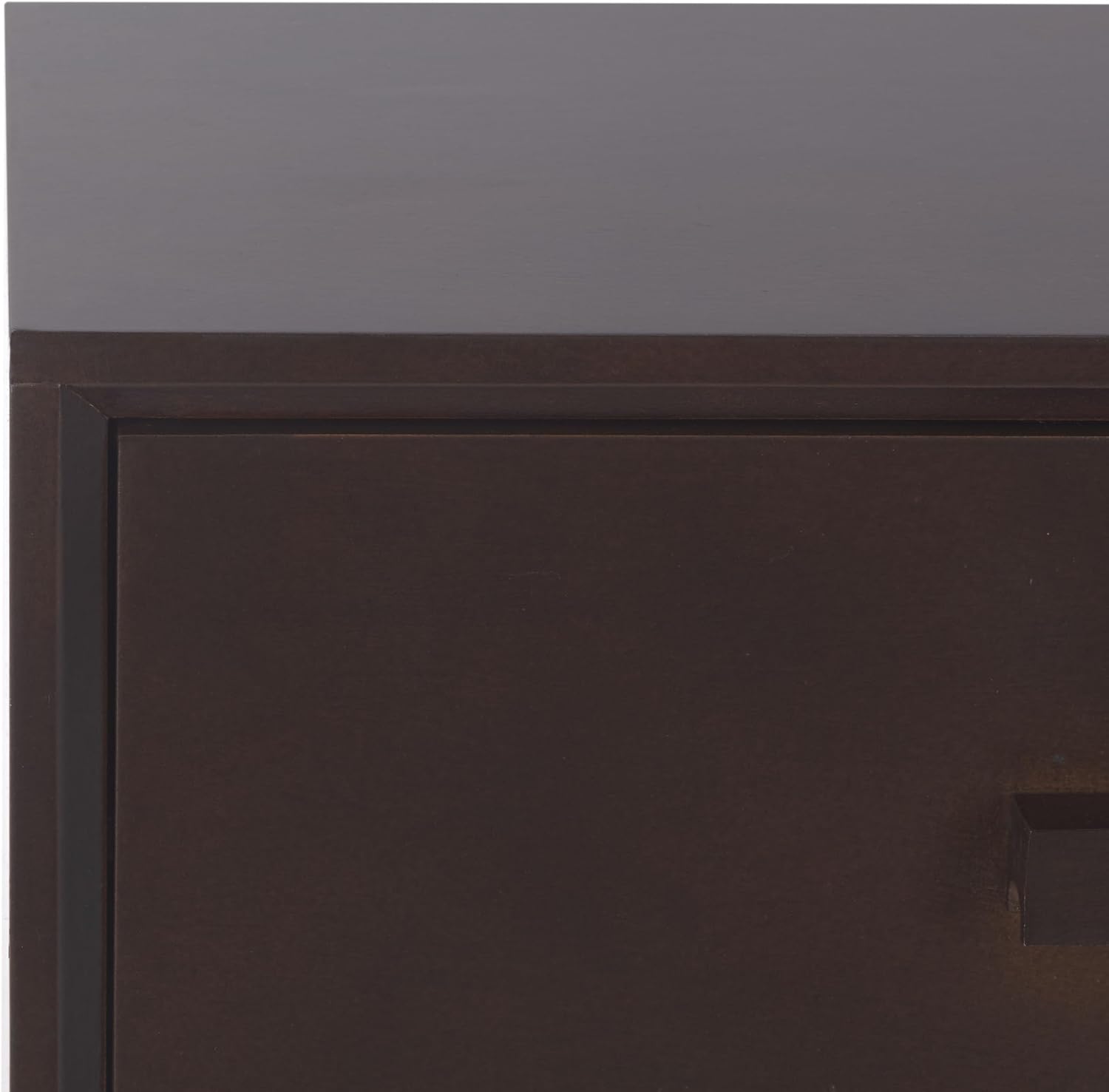 SAFAVIEH Home Collection - Pomona Dark Chocolate Nightstand, 3-Drawer Accent Table, Mid-Century Storage Cabinet (CHS5700E)