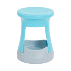 ECR4Kids Active Storage Wobble Stool, 18in Seat Height, Children's Furniture, Cyan/Light Grey