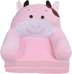 Foldable Kids Sofa Cute Cartoon Soft Comfortable Children Folding Couch Sofa Bed for Boys Girls Bedroom (2 Layers)