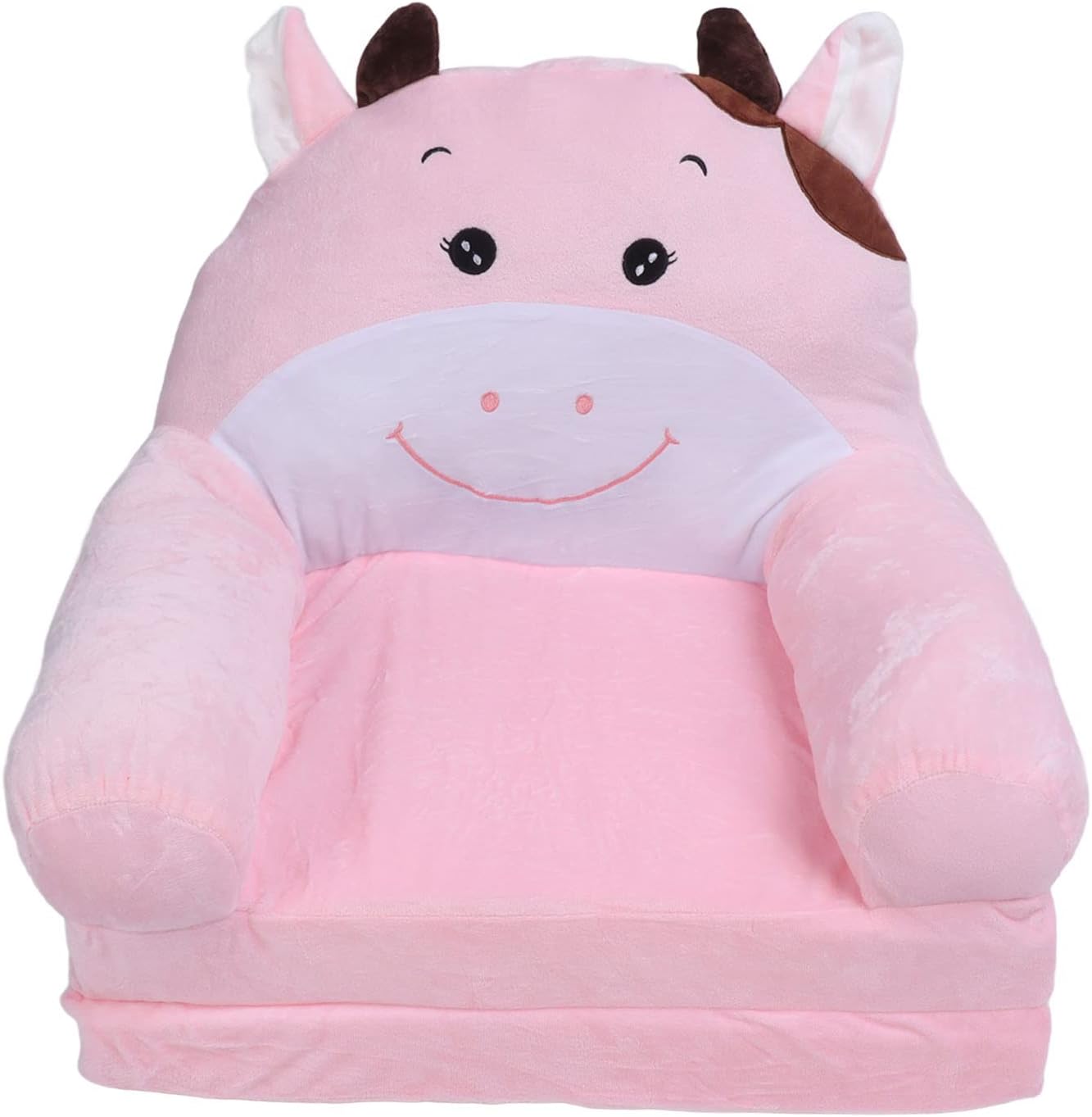 Foldable Kids Sofa Cute Cartoon Soft Comfortable Children Folding Couch Sofa Bed for Boys Girls Bedroom (2 Layers)